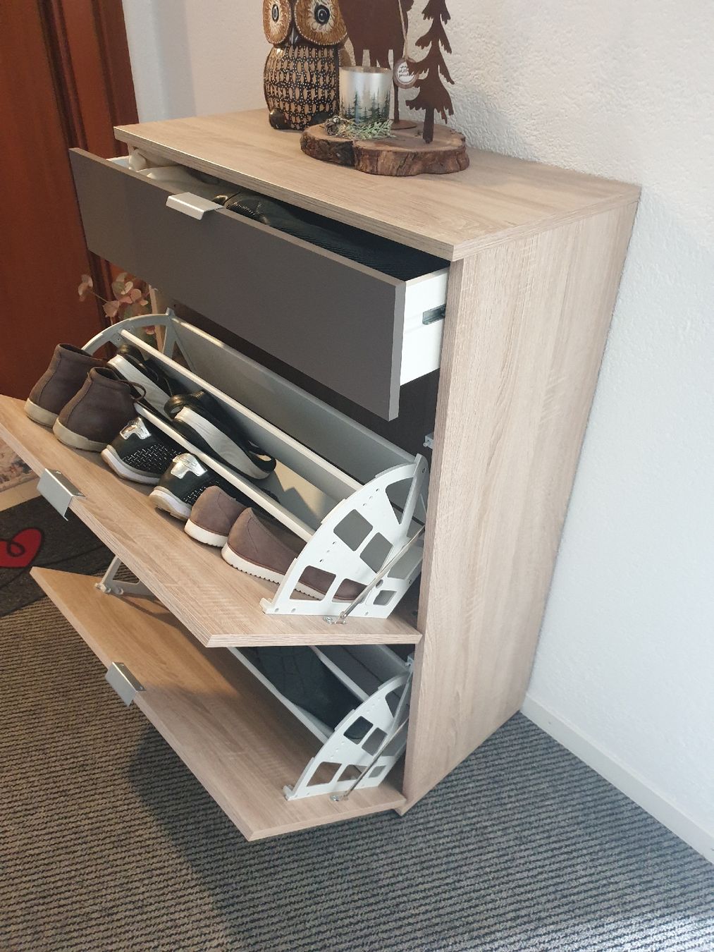 Cassettiere: Schuhschrank Eiche-Optik, Top Zustand!  – Usato da Feldbach venduto da Gwaechshuus 2
