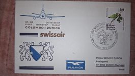 Swissair Colombo - Zürich 30.03.1982