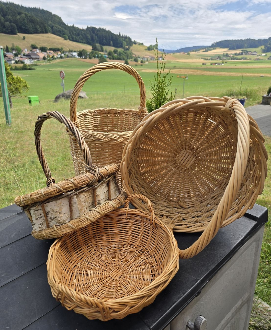 Altro per la casa: 4 Korbwaren Set, Naturmaterialien, verschiedene Groessen – Usato da Walkringen venduto da Vanuca 1