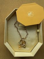 Elegante Damenkette mit Schmuckbox – roségold/silber