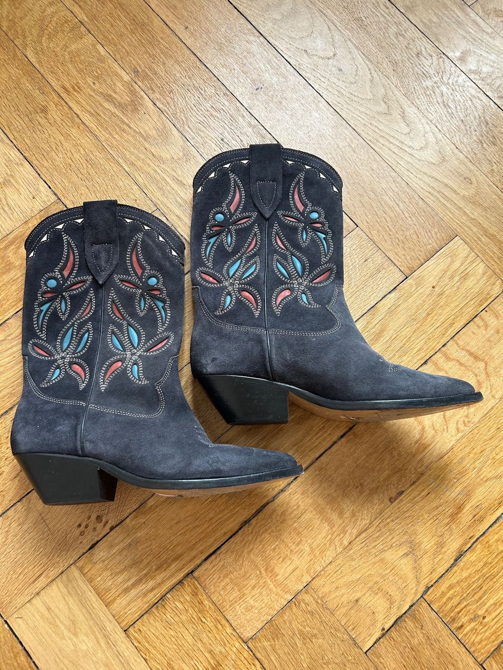 Isabel Marant Damenschuhe: Western suede cowboy boots - Isabel Marrant – Neu (gemäss Beschreibung) aus Zürich von EllaPota