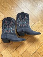 Western suede cowboy boots - Isabel Marrant