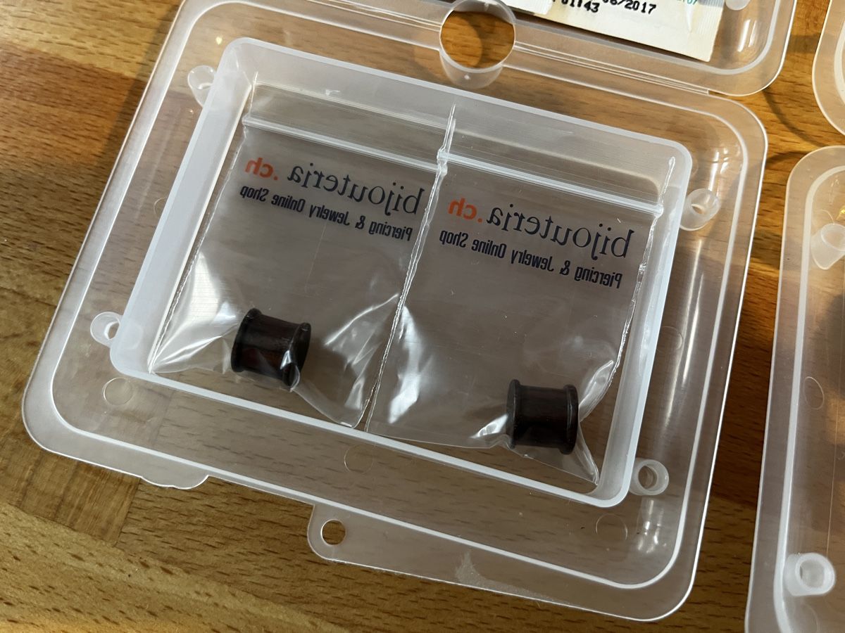 Orecchini pendenti & Orecchini a lobo: Ear Plug Ohrplug Set NEU – Nuovo e nell'imballaggio originale da Werdenberg venduto da sunbo 2