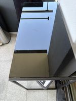 Beistelltisch schwarz Glas Metall CHF 10