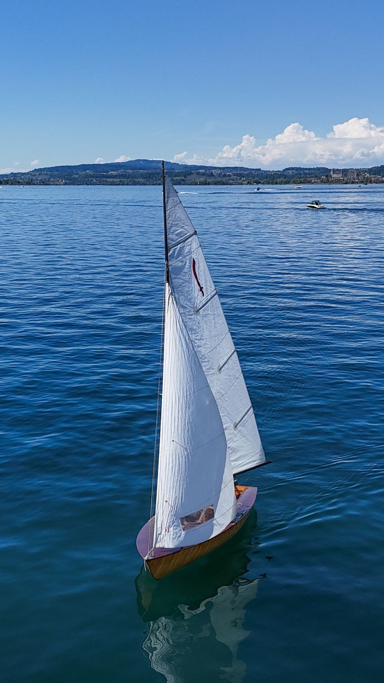 Mader Barche: Segeljolle Segelboot Korsar – Usato da Lachen SZ venduto da Bmegye06