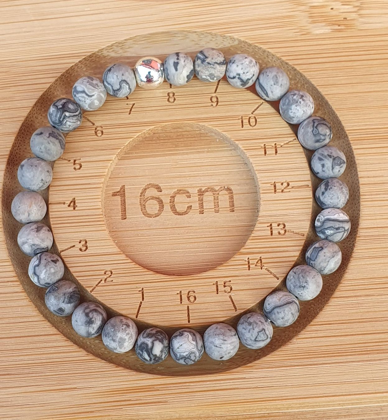 Bracciali & Braccialetti: Landschaftsjaspis 6 mm Perlen - Elast - Armband – Nuovo (secondo la descrizione) da Hombrechtikon venduto da mincky