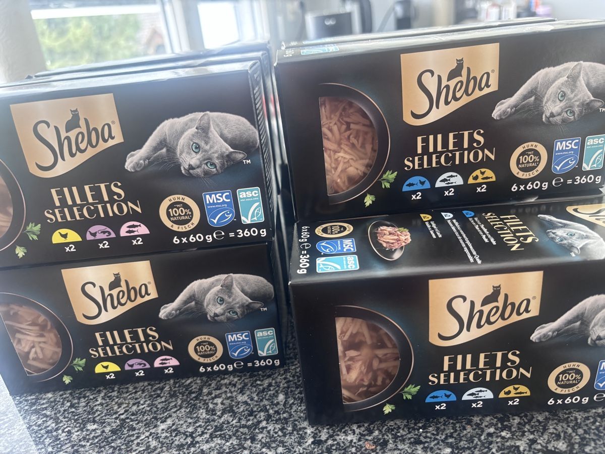 Nourriture: 66x Sheba Filets Selection  – Neuf avec emballage d'origine à Altendorf par tbubblez