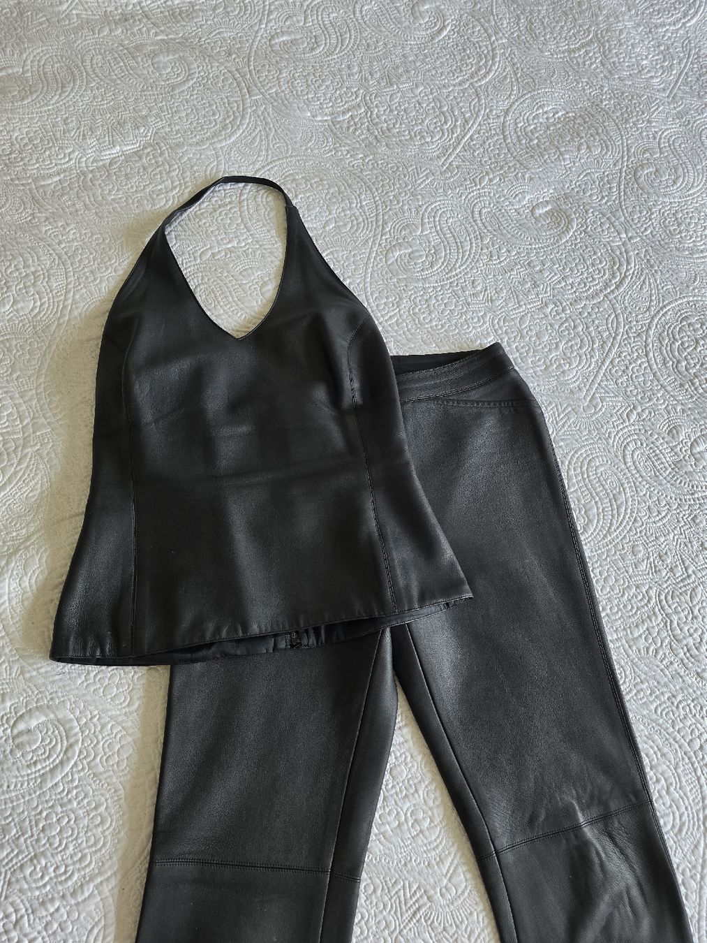 Lotti di vestiti: Set Leder Top und Hose – Usato da Zollikon venduto da C.fromParis 5