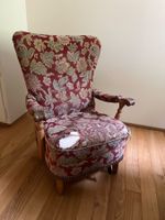 Vintage Sessel mit sehr schönem Stoffbezug