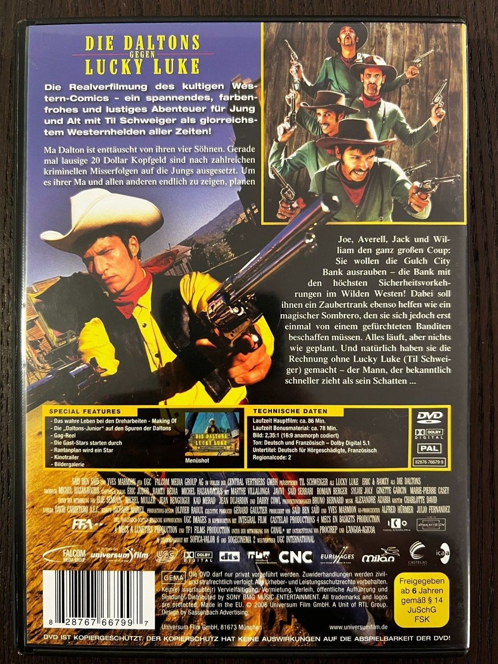 Tutti i DVDs: Die Daltons gegen Lucky Luke – Usato da Zürich venduto da FilmFreunde 1