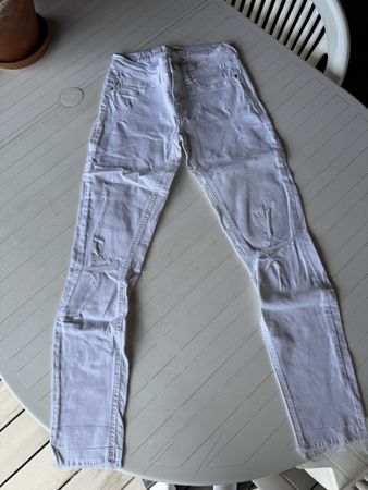 Pantalon slim blanc 36