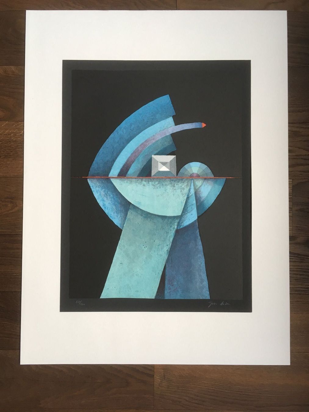 Grafica & Litografie: Giovanni Huber - Lithographie signiert – Usato da Affoltern am Albis venduto da Blackrhythm