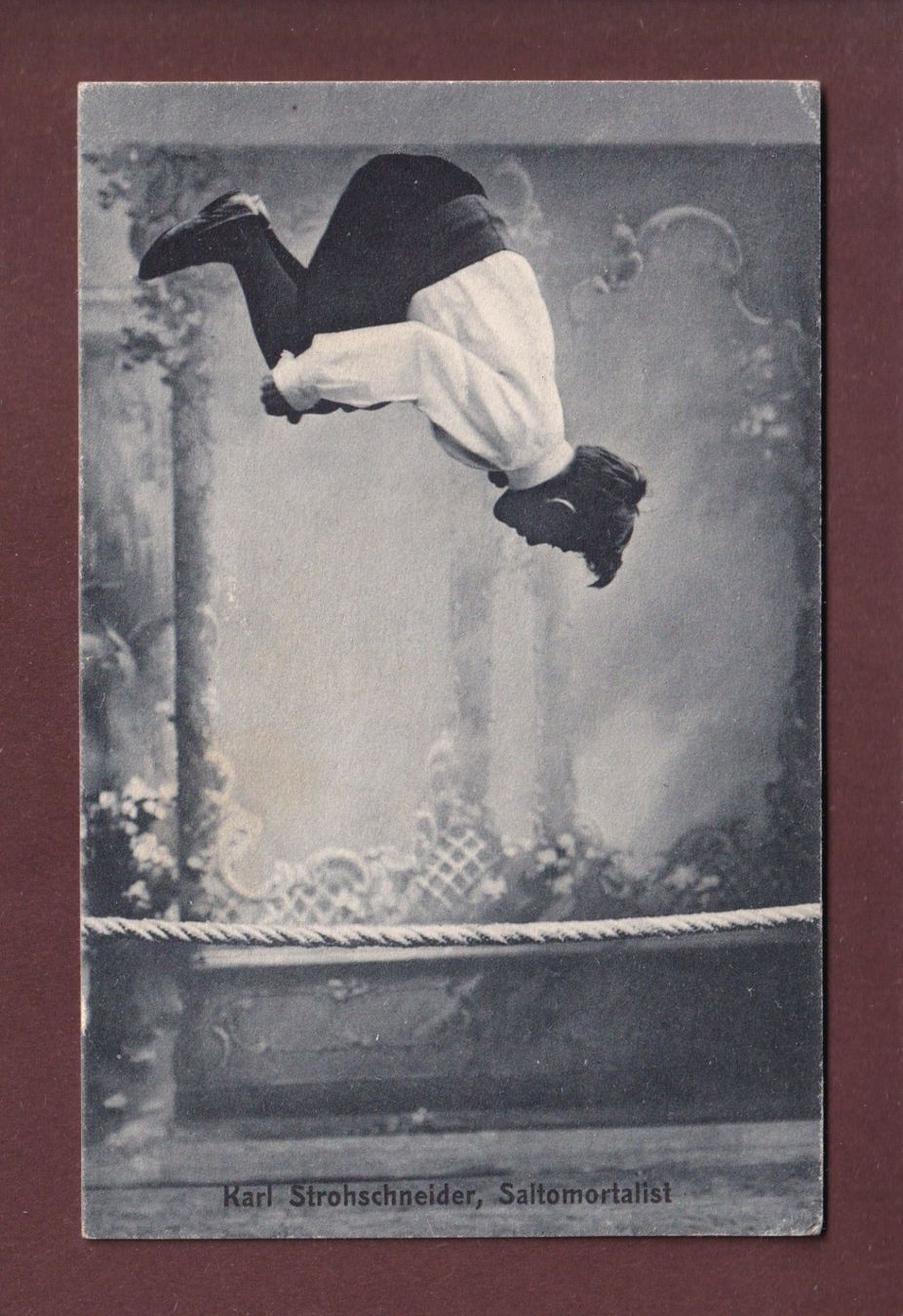 Cartoline postali: Karl Strohschneider SALTOMORTALIST – Usato da Pully venduto da nicecards