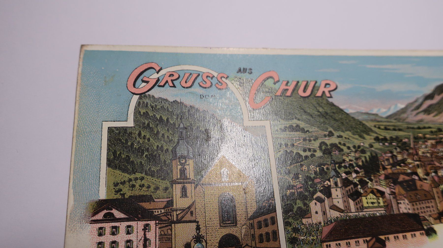 Cartoline postali: Gruss aus Chur 1899 – Usato da Cormoret venduto da Pascalll2001 3
