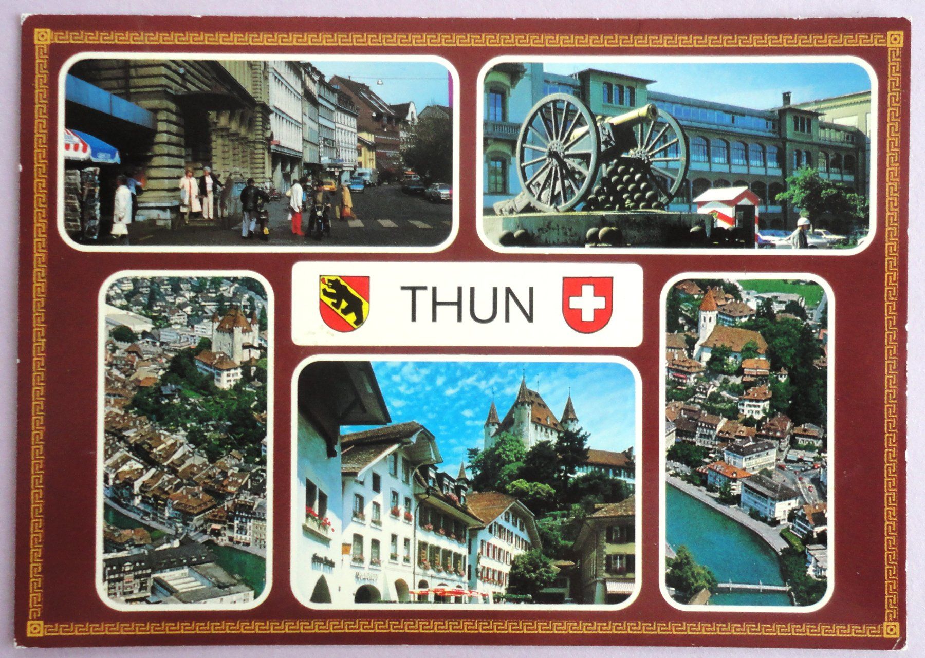 Ansichtskarten: Thun - Thoune – Gebraucht aus Fétigny von Billy2miny