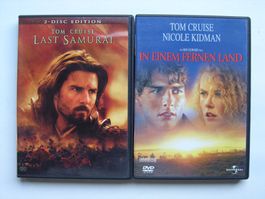 2 DVD Set Tom Cruise In einem fernen Land & Last Samurai