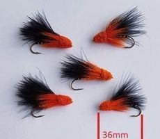 5 stk. Boss Muddler Streamer Orange