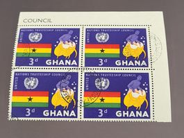 Ghana 1959 viereblock briefmarke