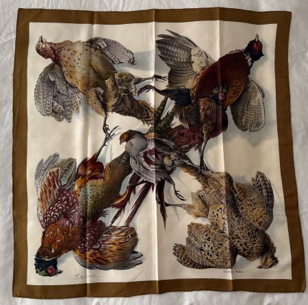 Carré Foulard Hermès 90x90 100% soie