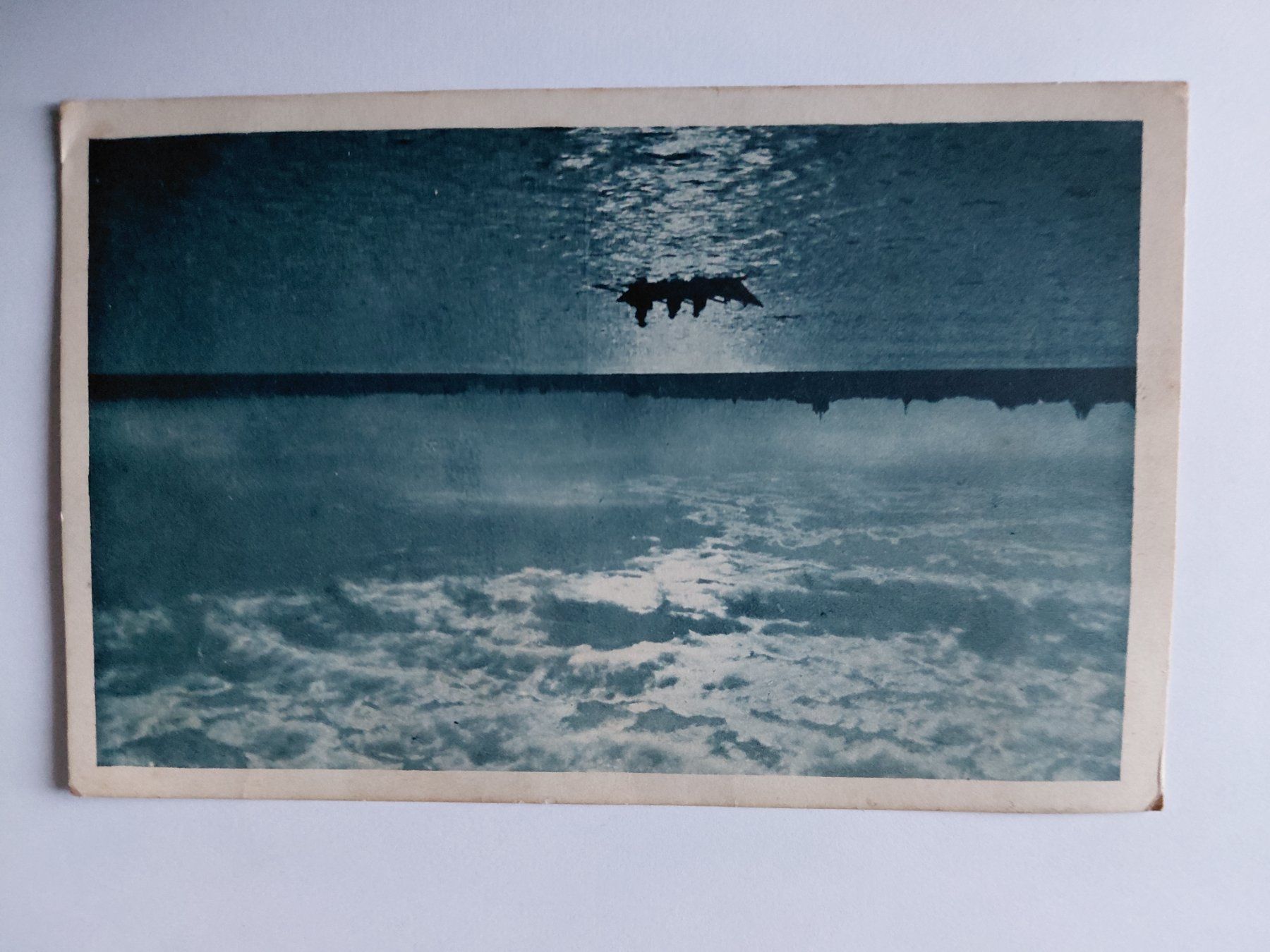 Cartoline postali: Alte Postkarte Genfersee Abendstimmung – Usato da Wattwil venduto da yburgler