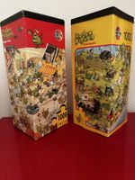 2 Heye Puzzle 1000 Teile Dragon Town und Viva Espana 