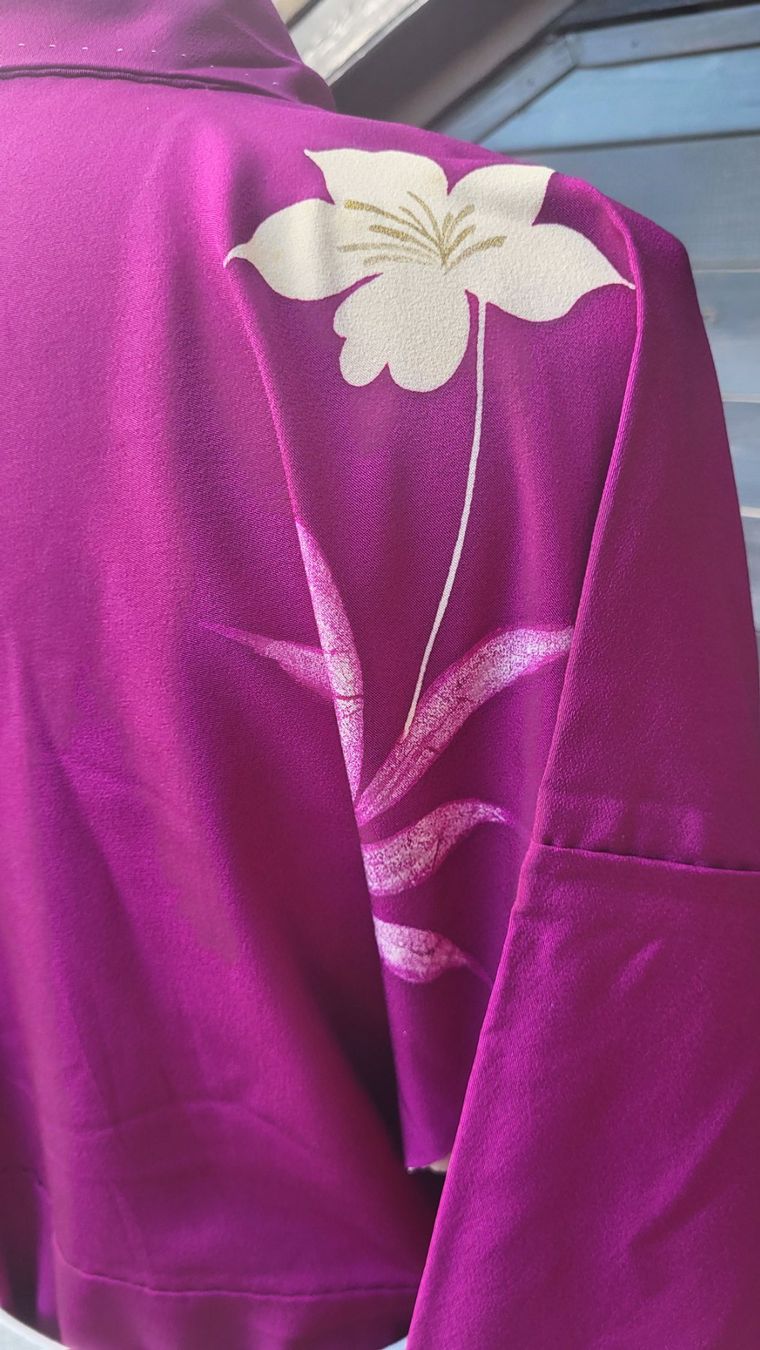 Kimono: Kimono japonais violet – Nuovo (secondo la descrizione) da Fribourg venduto da VictoriaShop7 6