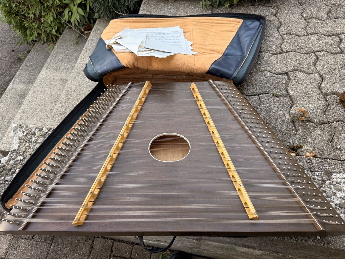 Strumenti musicali: Hackbrett gebraucht mit Zubehör und Tasche – Usato da Bubikon venduto da Ufenau 2
