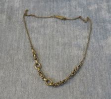 Anker/Königs Kette messingfarbig