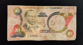 One Naira, Nigeria Banknote