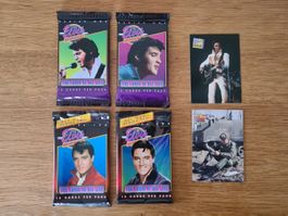 4x Vintage Booster Pack: Elvis Presley Sammelkarten 1992 NEU