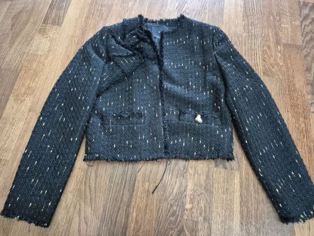 NEW black and gold Mango blazer size S
