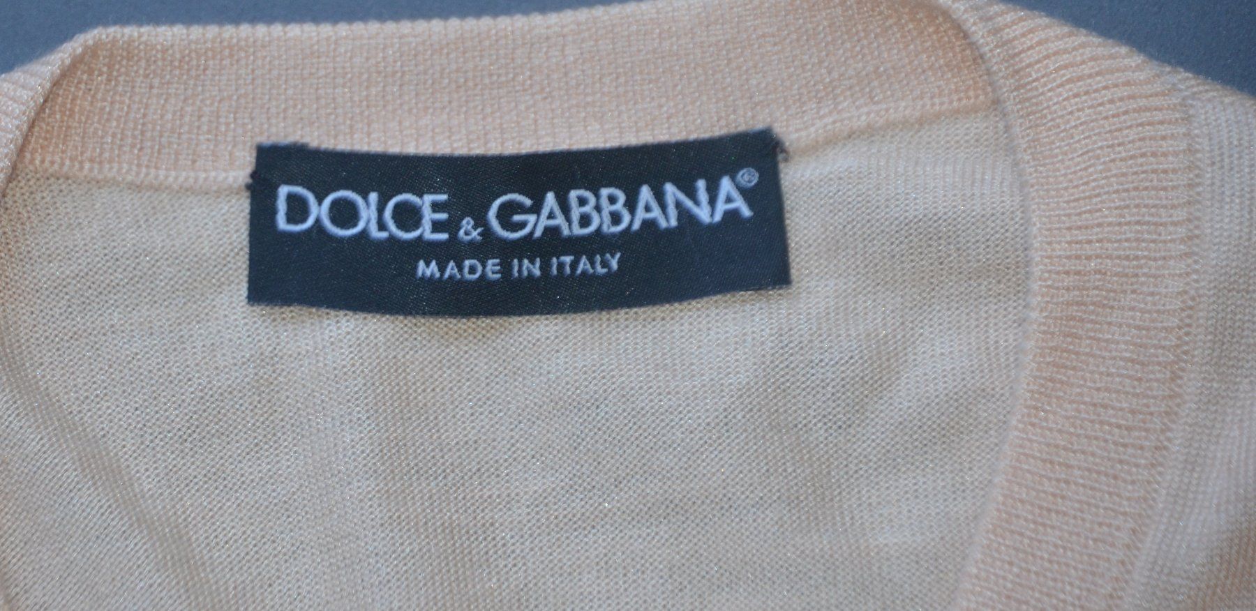 Dolce & Gabbana Maglioni & Felpe: Dolce & Gabbana Pullover / pull Cardigan  Cashmere -silk S – Usato da Collonges venduto da Auganien 3