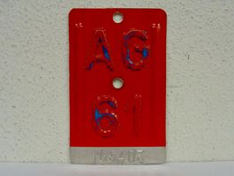 AG 61 VELONUMMER - FAHRRADSCHILD