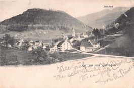 2 historische AnsichtskarteN EPTINGEN BL 1906