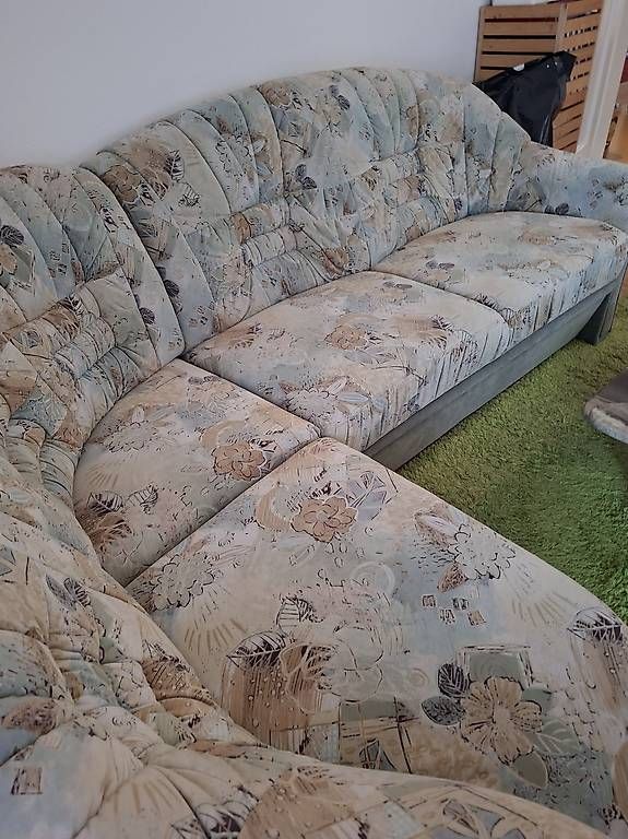 Sofas: Ecksofa ausziehbar mit Bettfunktion, grau
 – Gebraucht aus Wengi b. Frutigen von inf_722z 2
