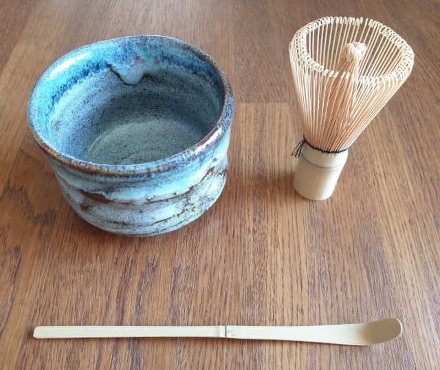 BLUESEABUY Matcha Set 3-teilig - Japanischer Bambus Besen & Löffel