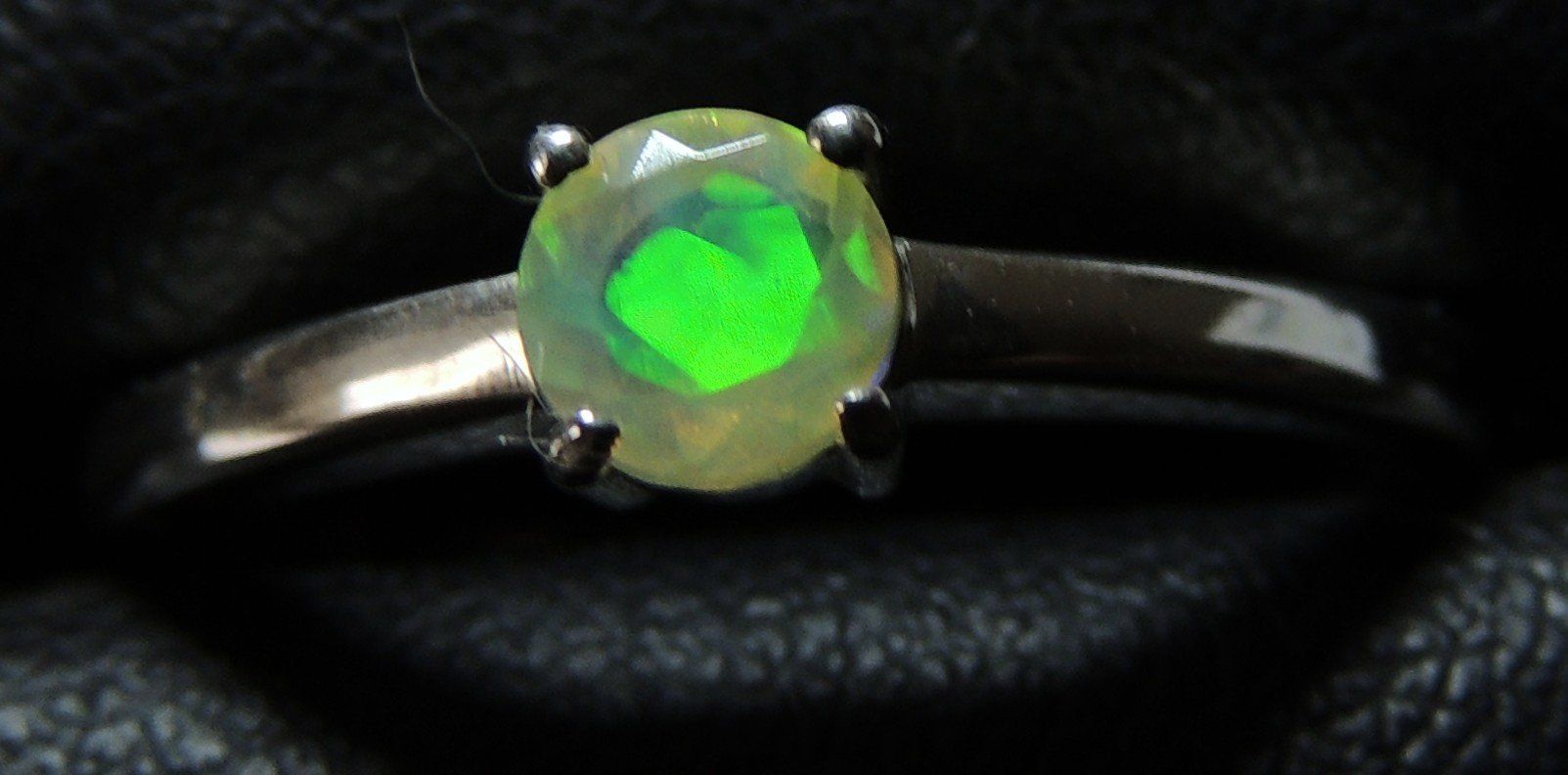 Anelli: Äthiopischer Opal Silber 925 Fingerring – Nuovo (secondo la descrizione) da Waldenburg venduto da schaller707 2