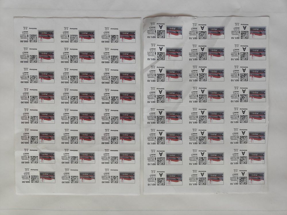 Webstamp-Briefmarken mit QR-Code, neuwertig! | Kaufen auf Ricardo