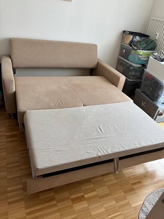 Pfister Sofas: Sofabett / Schlafsofa, beige – Gebraucht aus Basel von PE_aus_B 2