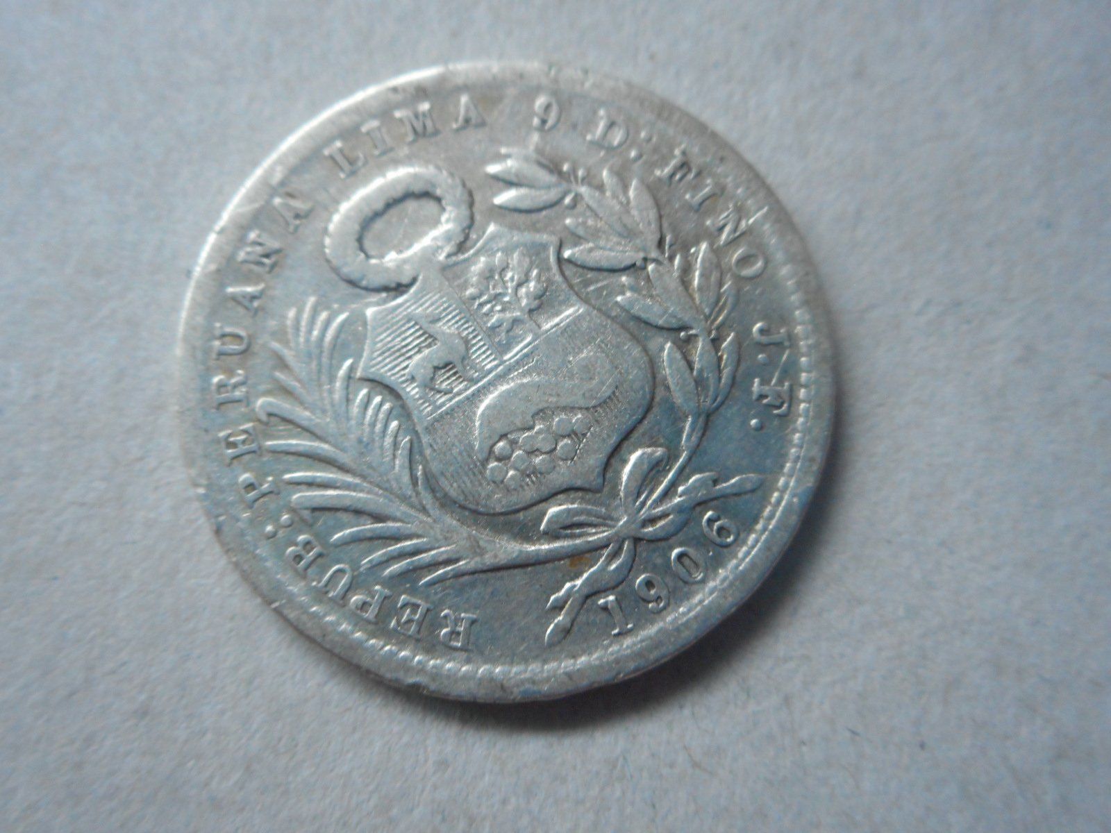 Alle Münzen: 1906  Münze Peru silber – Gebraucht aus Kriegstetten von pizlad2010 1