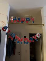 Spiderman Happy Birthday Girlande Geburtstagsgirlande Deko