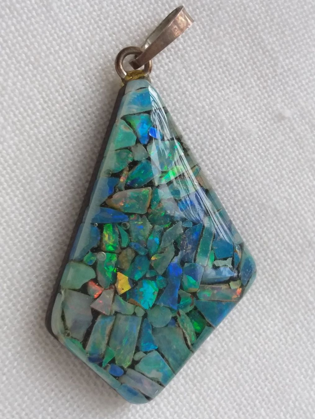 Anhänger: Echter OPAL Anhänger mit Sterling Silber Oese – Gebraucht aus Zürich von helsan 6