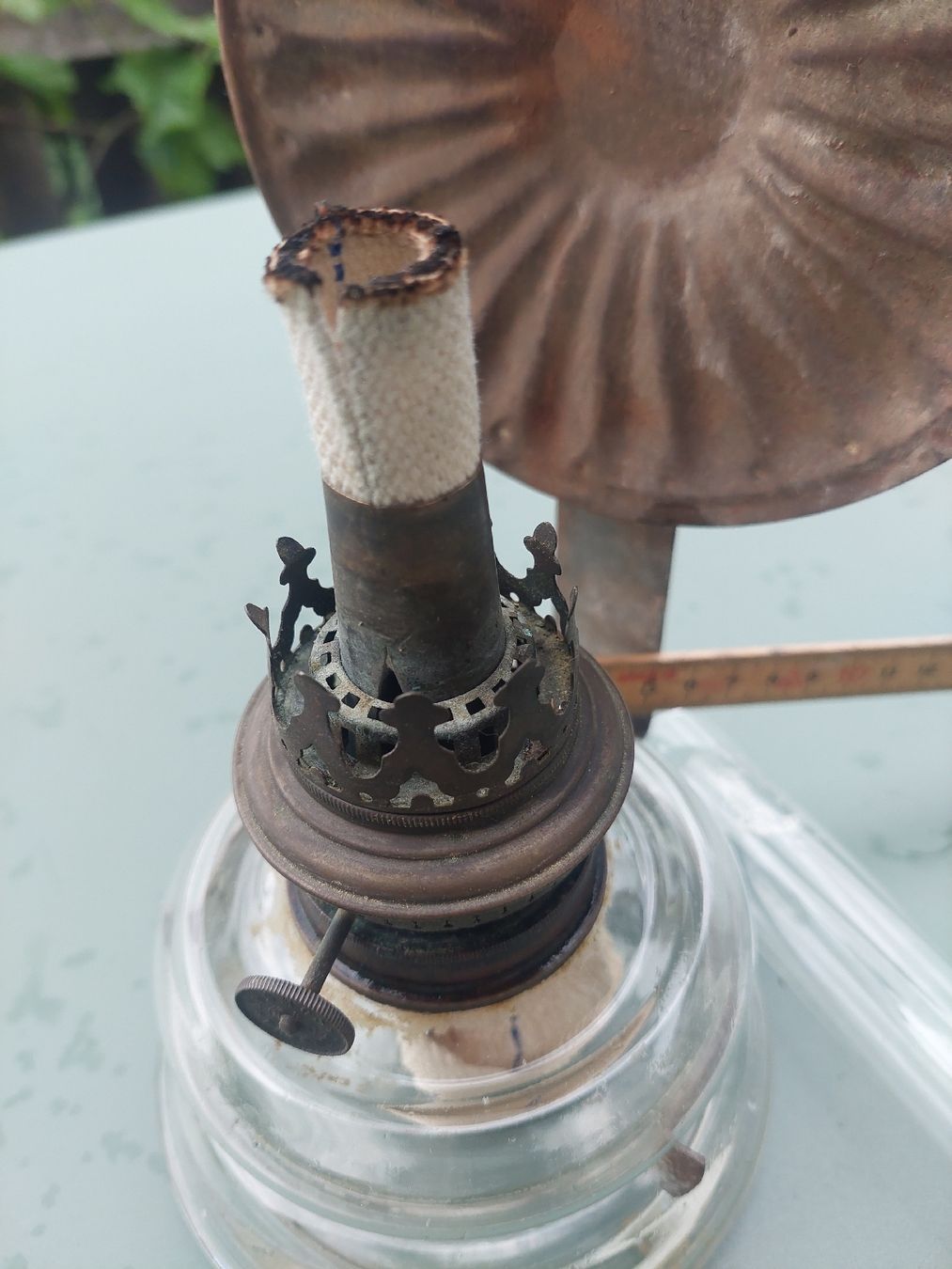 Lampade: antike Petrollampe, funktionstüchtig – Usato da Zürich venduto da Cortin 6