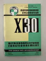Original Puch X30 Anleitung 3. Auflage DE/FR