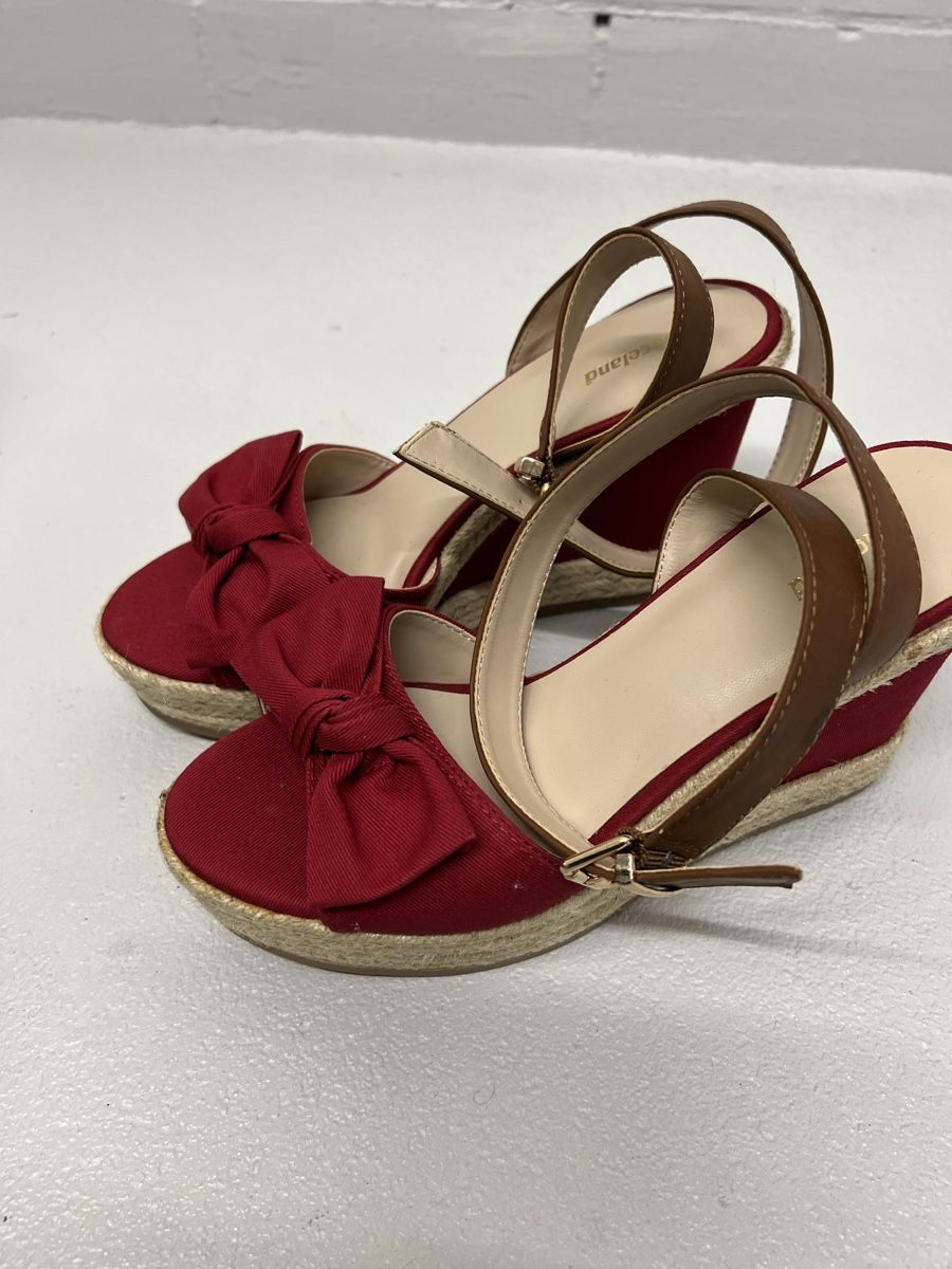 Graceland Scarpe da donna: Sommerschuhe weinrot mit Blockabsatz – Nuovo (secondo la descrizione) da Jona venduto da n.ferrari