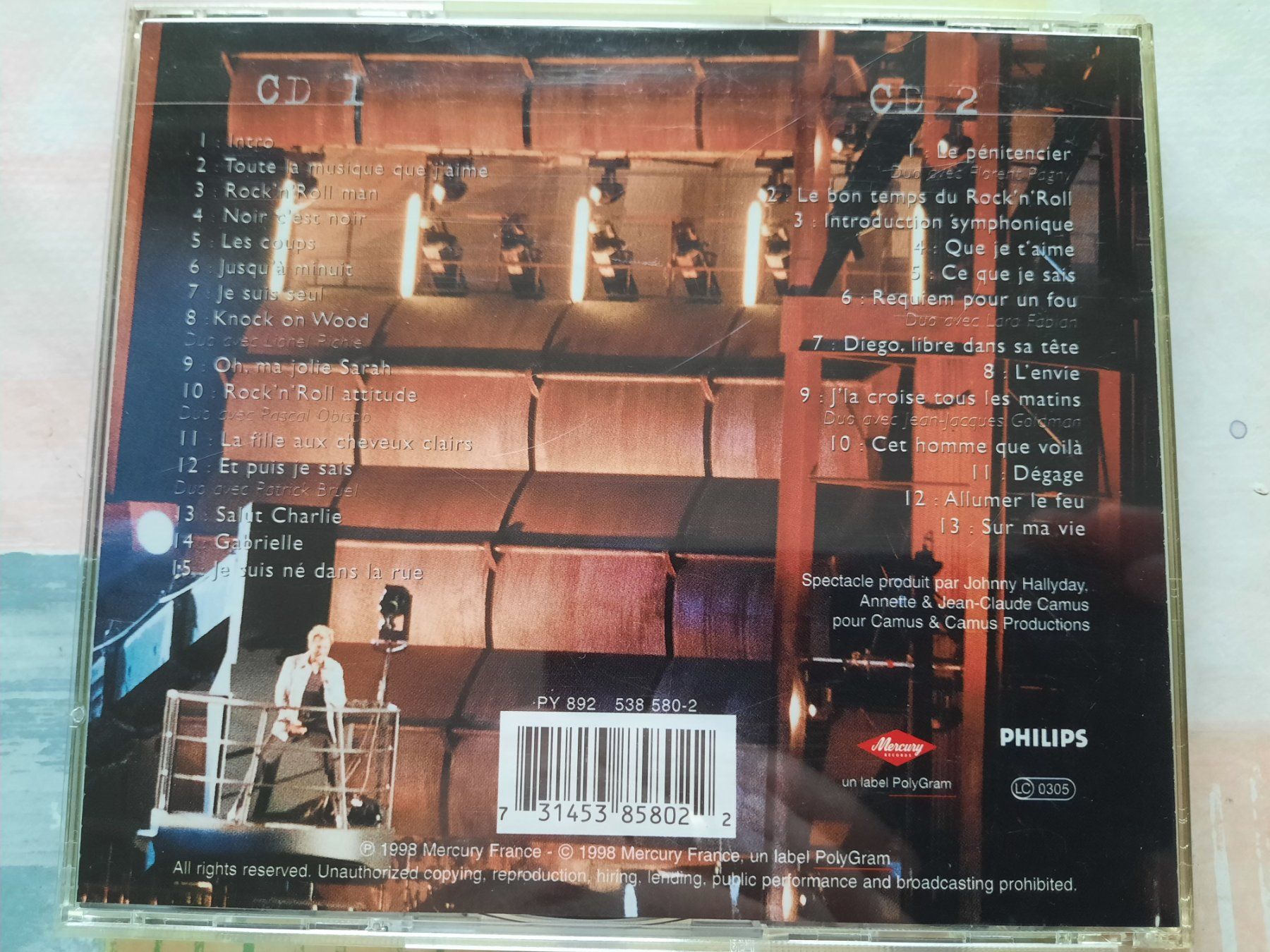 CD: CD Johnny Hallyday - Allume le feu – Usato da Pully venduto da bro_n52j 2