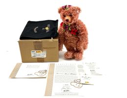 Teddybär Marianne Meisel mit Filzblumen  2007  limitiert  4