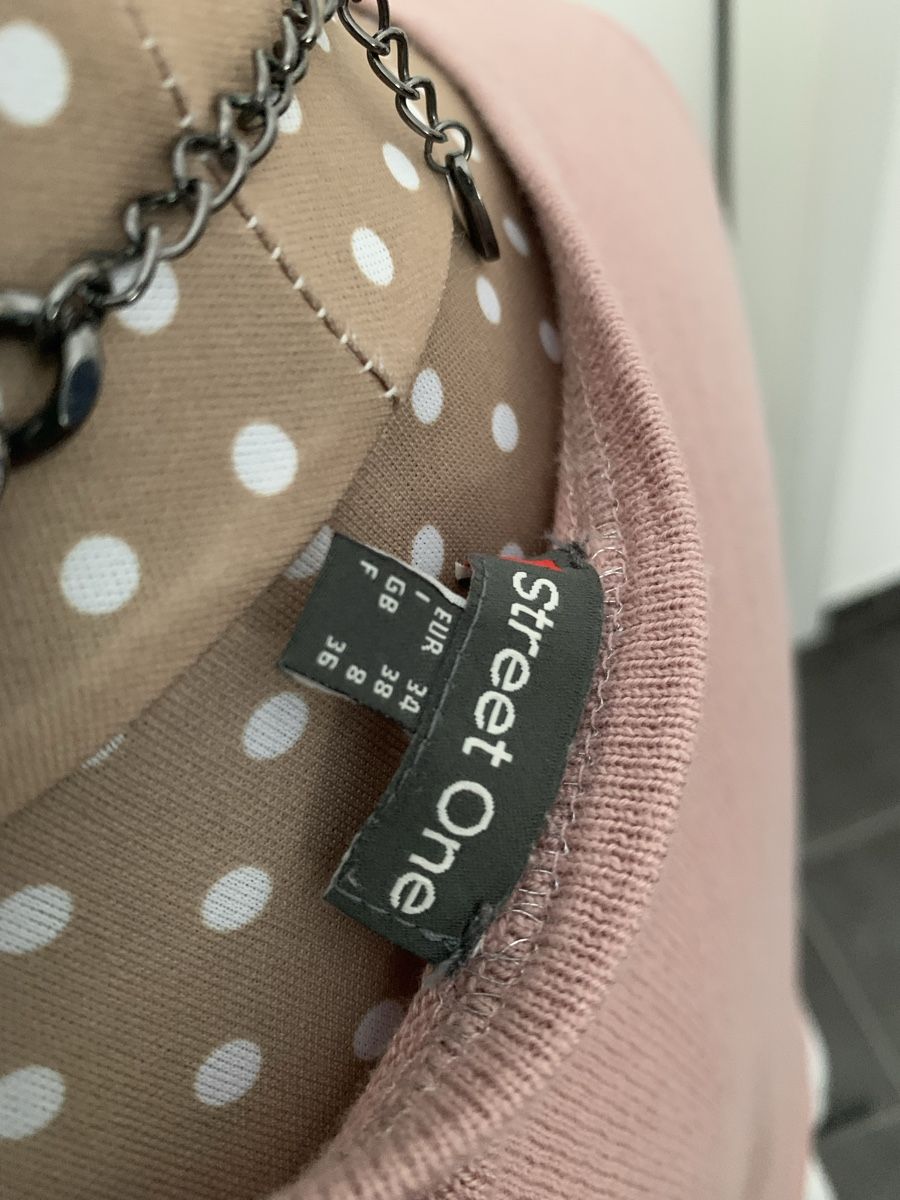 Maglioni & Felpe: Street One Pullover, Grösse 34, Rosa/Weiss – Usato da Frick venduto da Cirilla 2