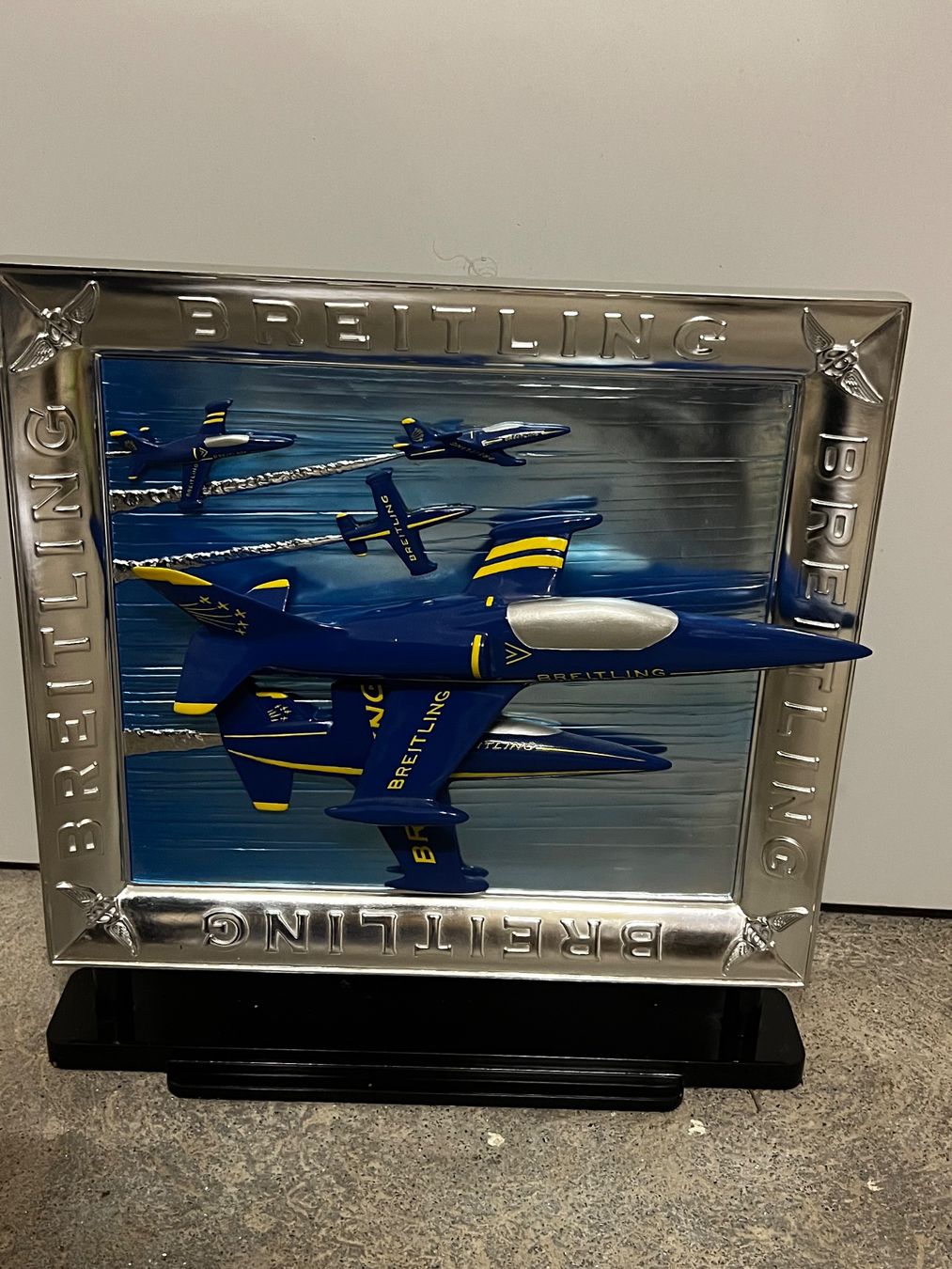 Breitling Insegne: Breitling Watch Display (Werbeschild) – Nuovo (secondo la descrizione) da Ipsach venduto da Be44