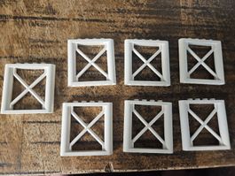 lego 64448 lot de 7 pièces White Support 1 x 6 x 5